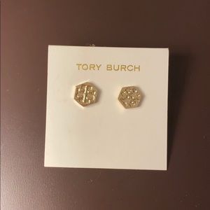 NEW Tory Burch Logo Earrings